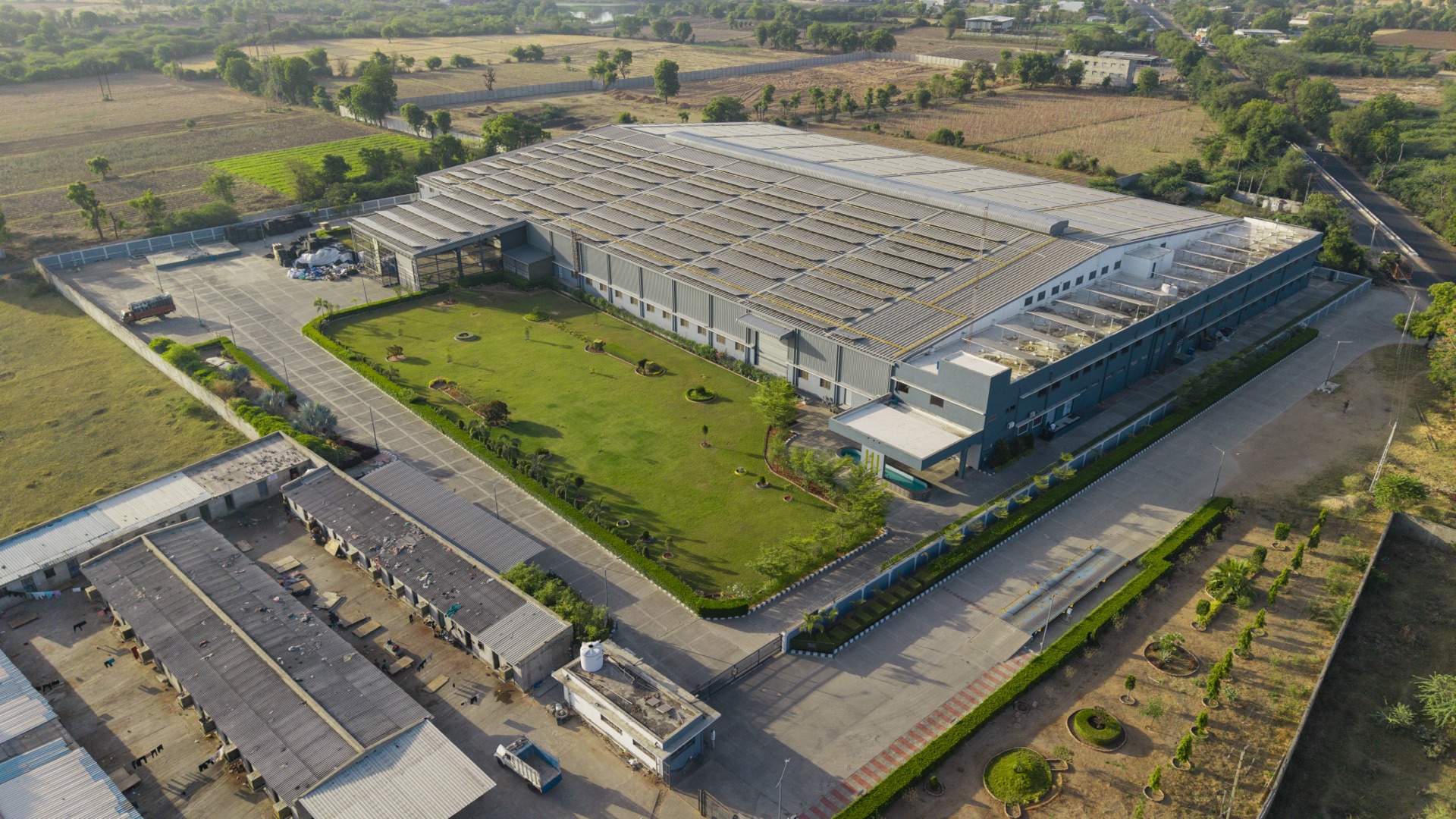Aura Plastics manufacturing facility aerial view