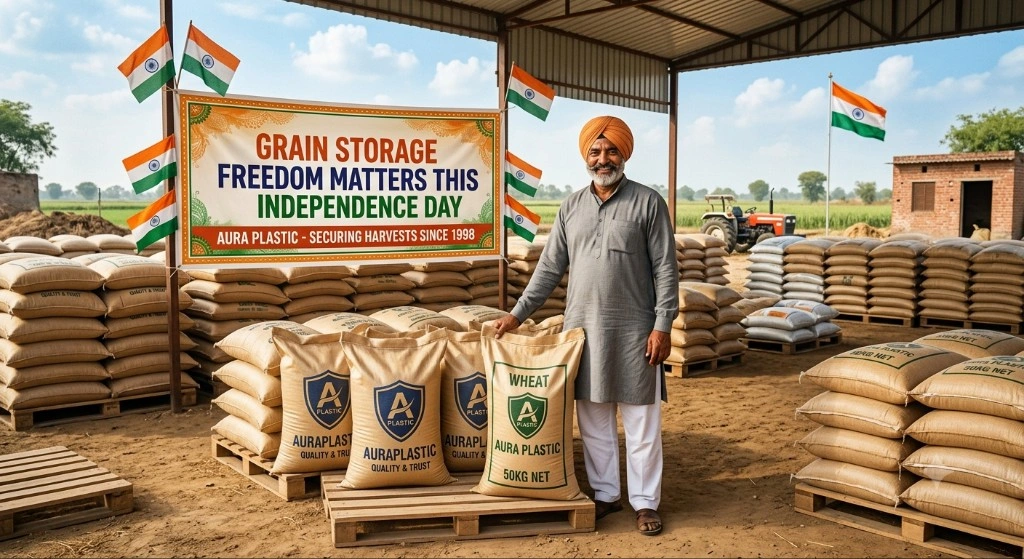 Grain bag Storage Freedom Matters This Independence Day : True Independence for Farmers