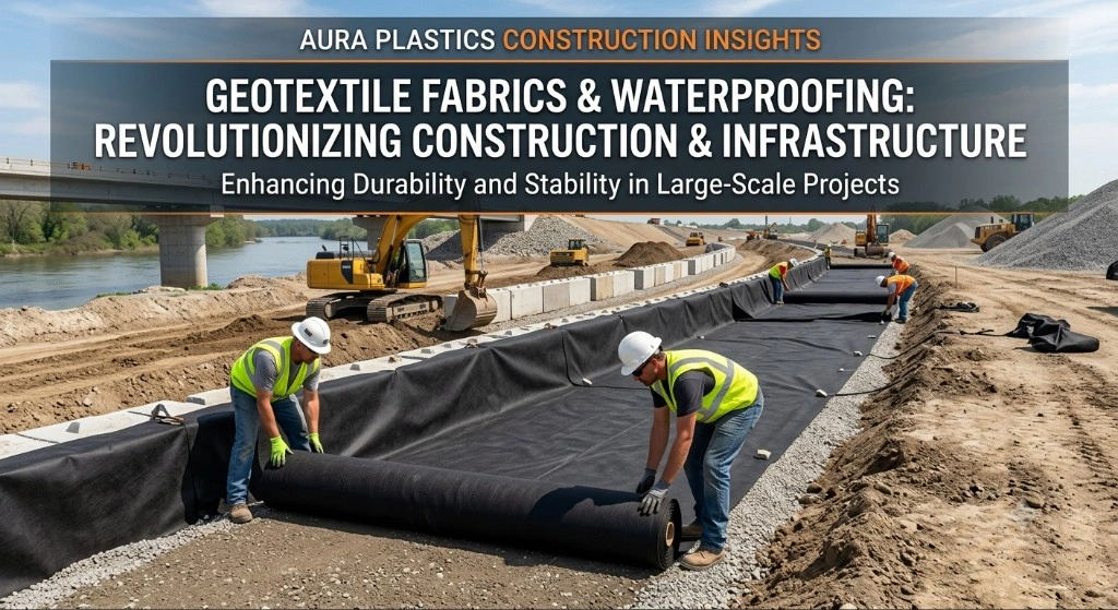 Geotextile Fabrics Waterproofing: Applications in Construction & Infrastructure Projects